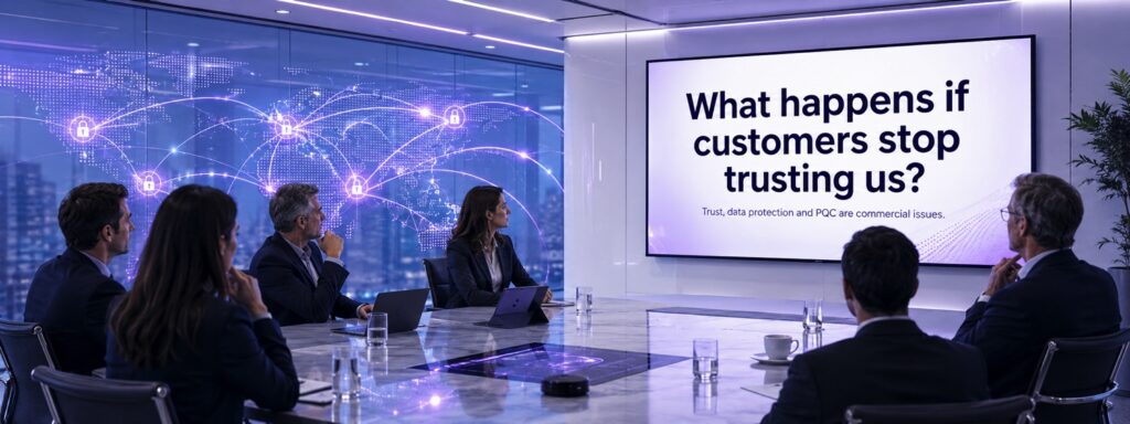 PQC and data protection are board-level commercial issues, not back-office technical topics.